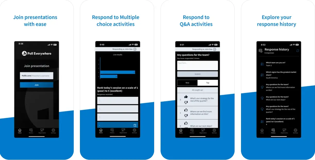Poll Everywhere educational App